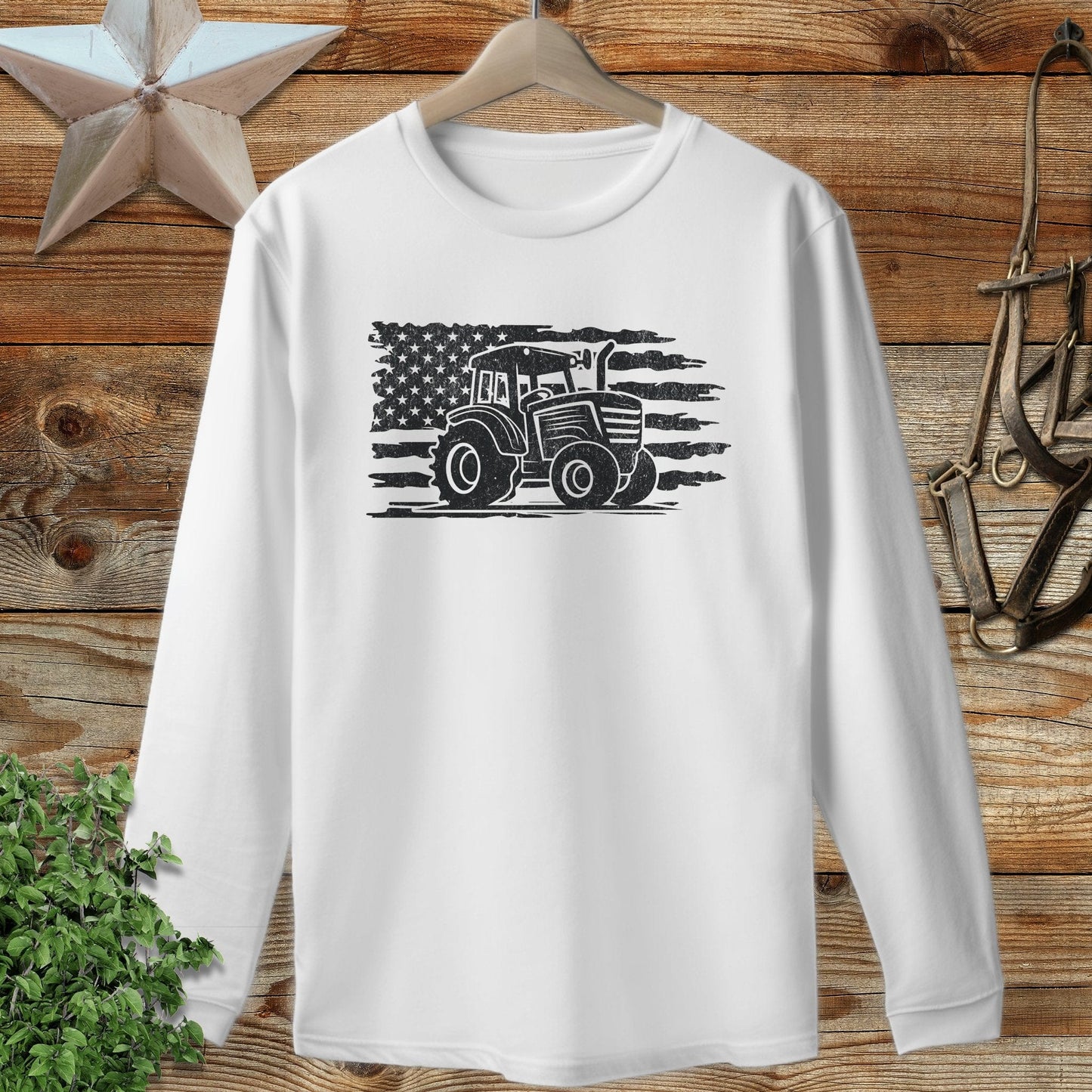 American Tractor Long Sleeve Tee