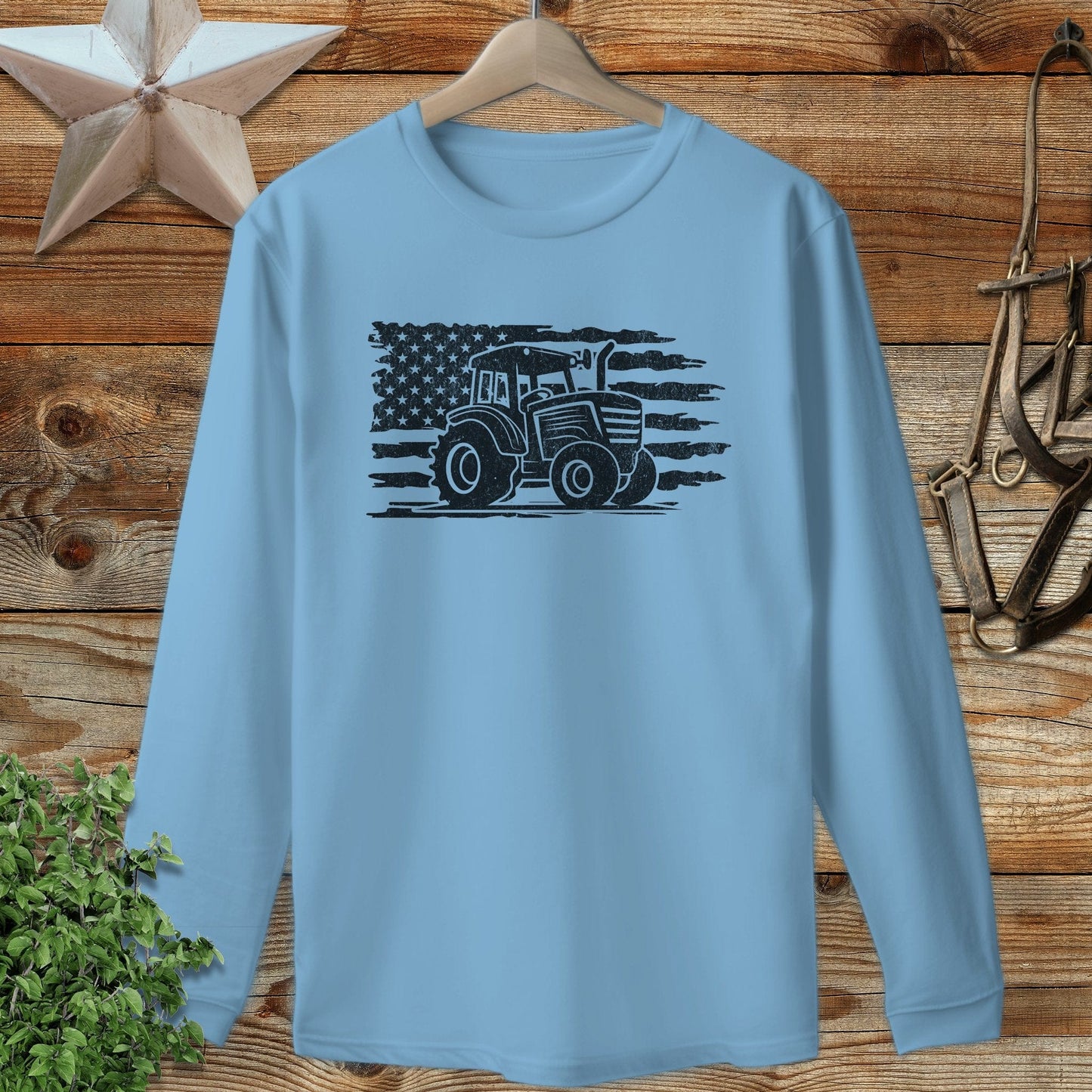 American Tractor Long Sleeve Tee