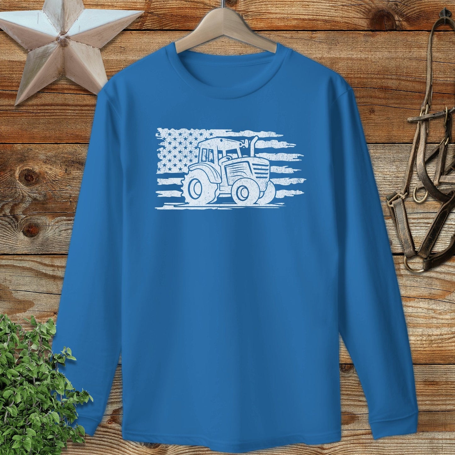 American Tractor Long Sleeve Tee