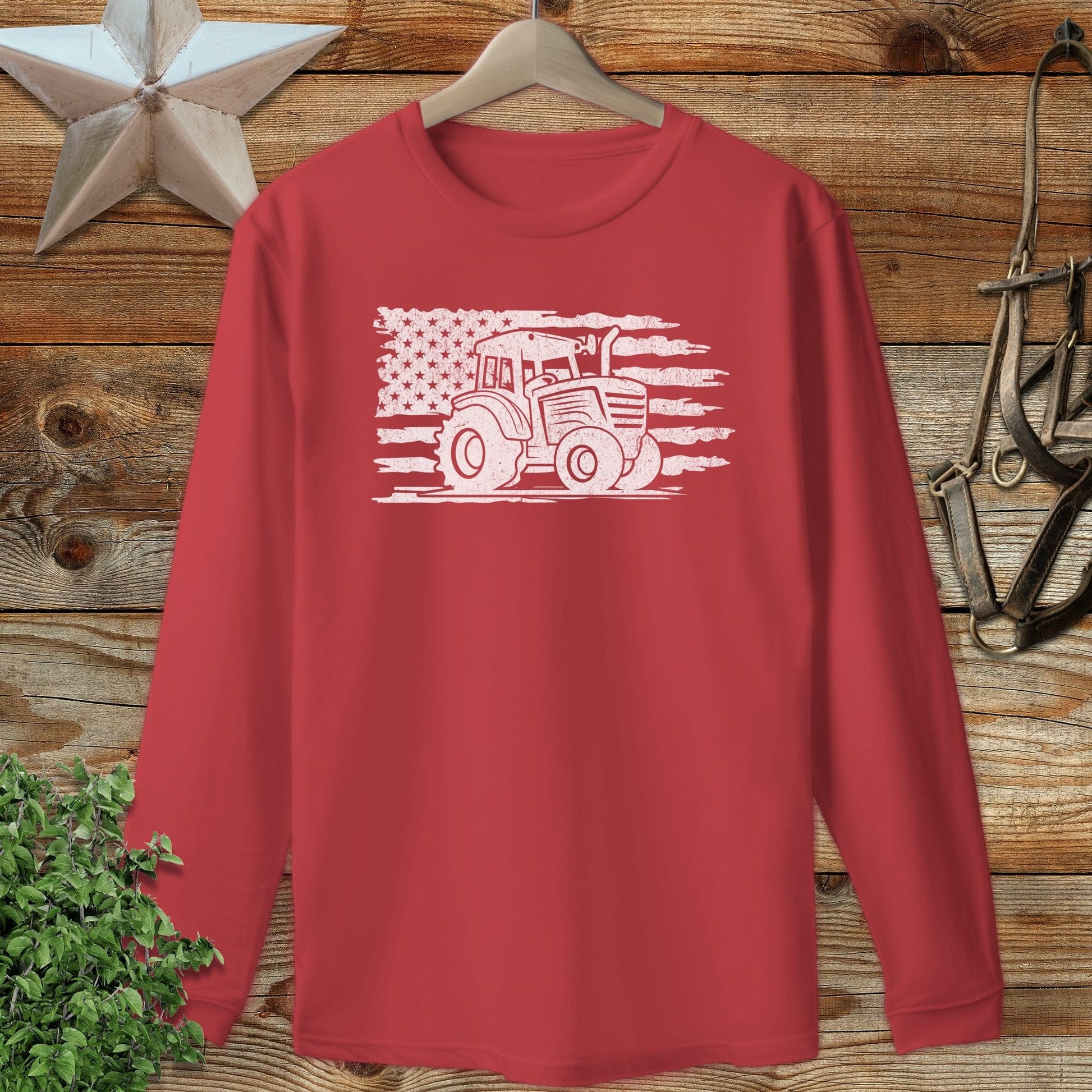 American Tractor Long Sleeve Tee