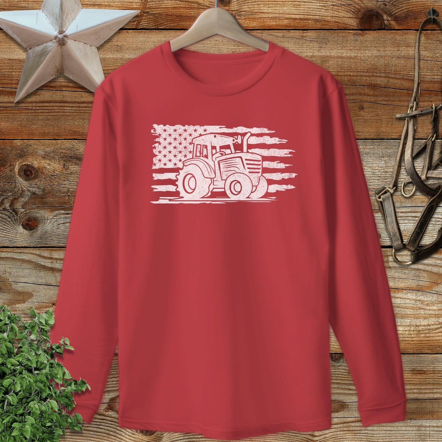 American Tractor Long Sleeve Tee