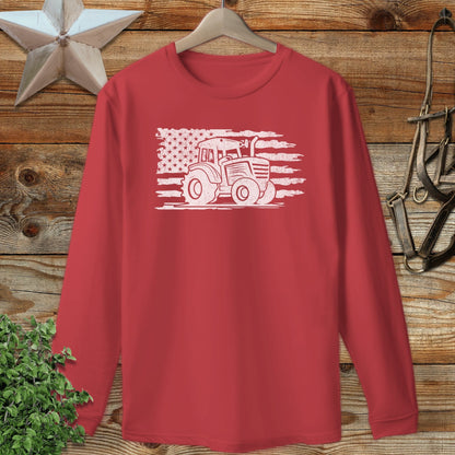 American Tractor Long Sleeve Tee