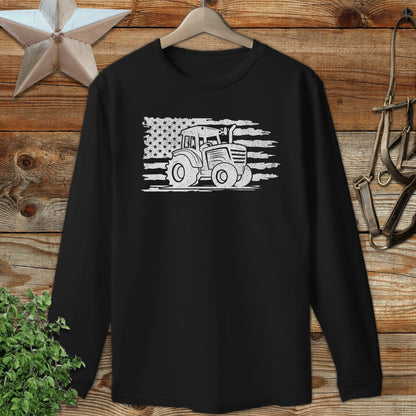American Tractor Long Sleeve Tee