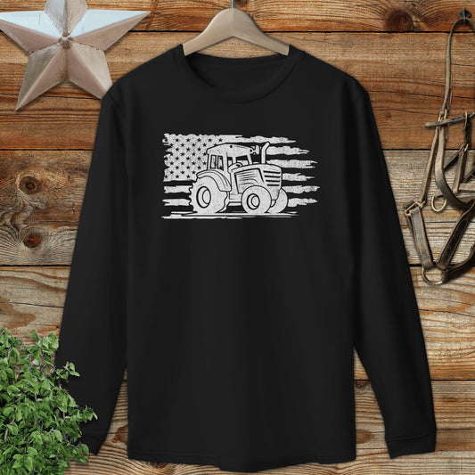 American Tractor Long Sleeve Tee