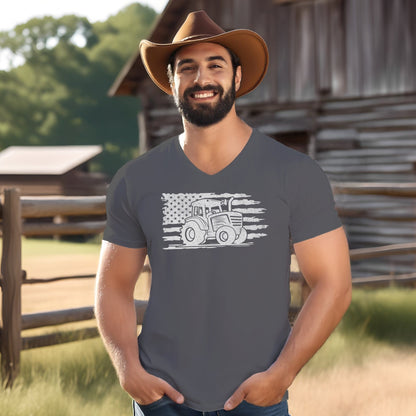 American Tractor V-neck