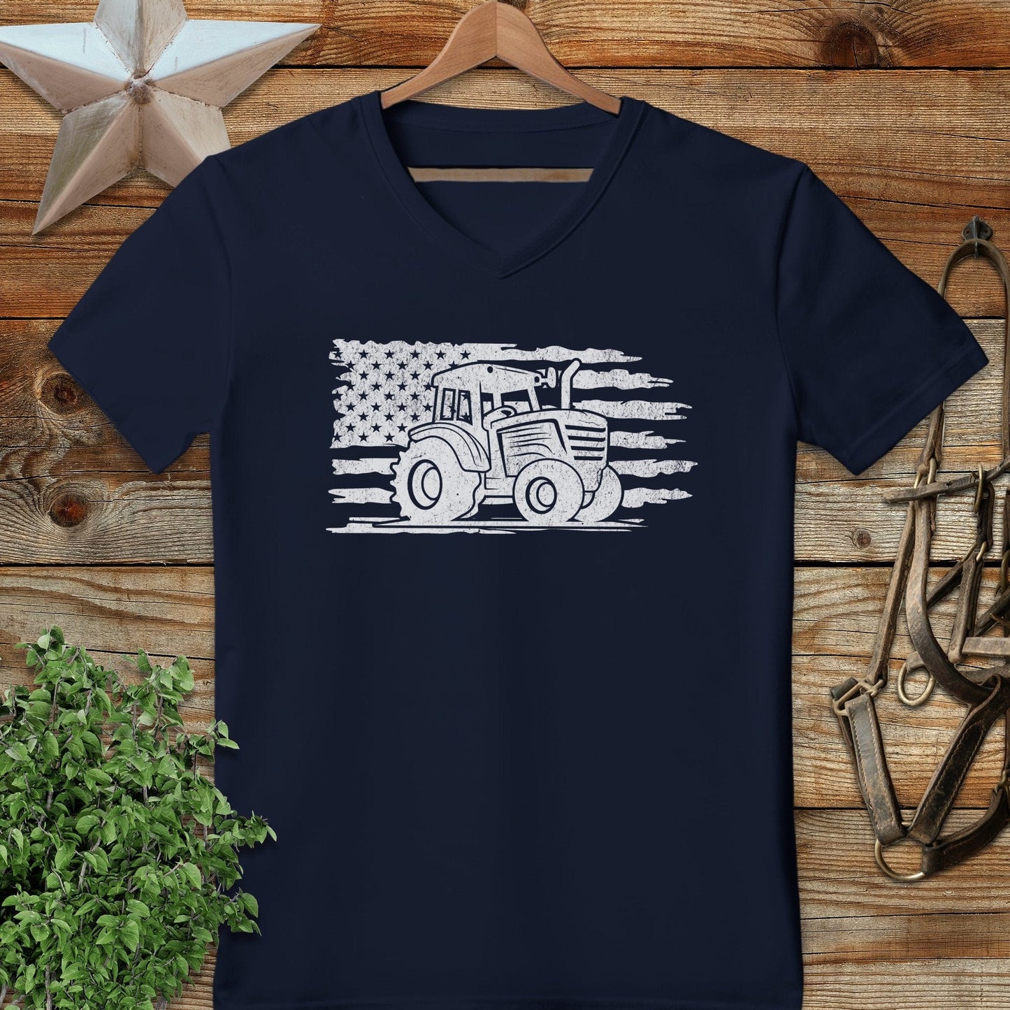 American Tractor V-neck