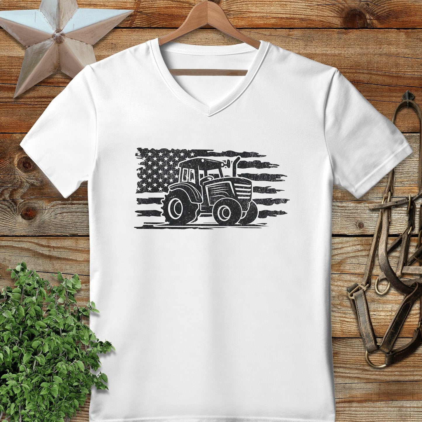 American Tractor V-neck