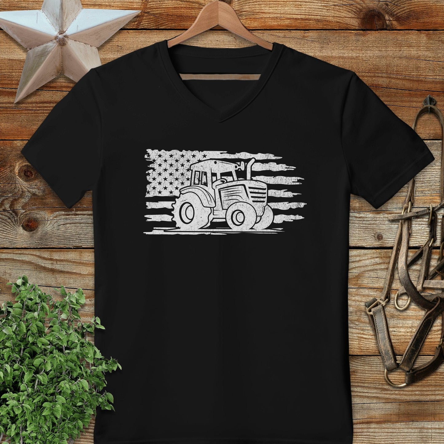 American Tractor V-neck