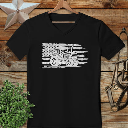 American Tractor V-neck