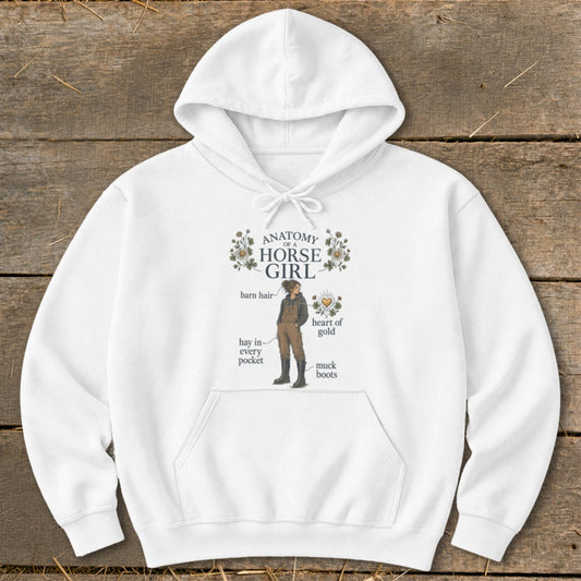 Anatomy of a Horse Girl Hoodie