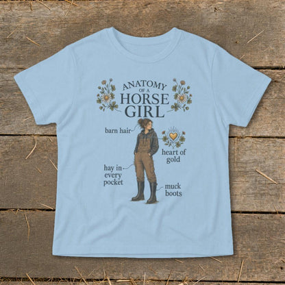 Anatomy of a Horse Girl Infant Tee