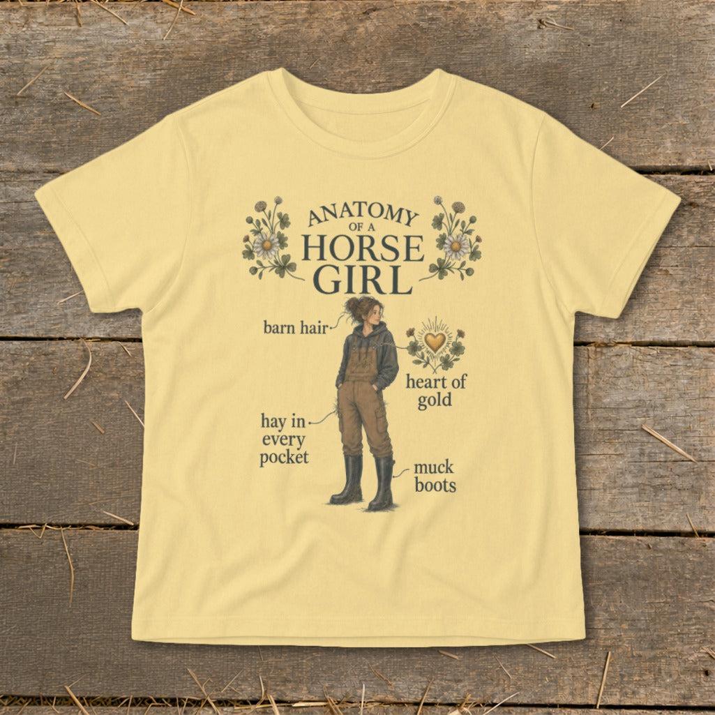 Anatomy of a Horse Girl Infant Tee
