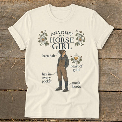 Anatomy of a Horse Girl Softstyle Tee