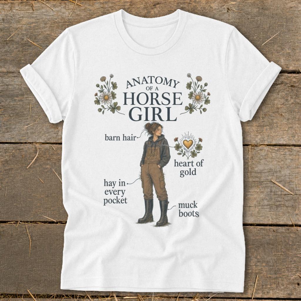 Anatomy of a Horse Girl Softstyle Tee