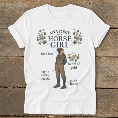 Anatomy of a Horse Girl Softstyle Tee