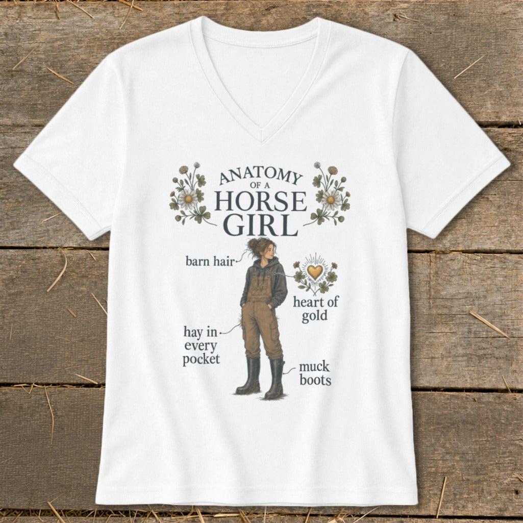 Anatomy of a Horse Girl V-neck