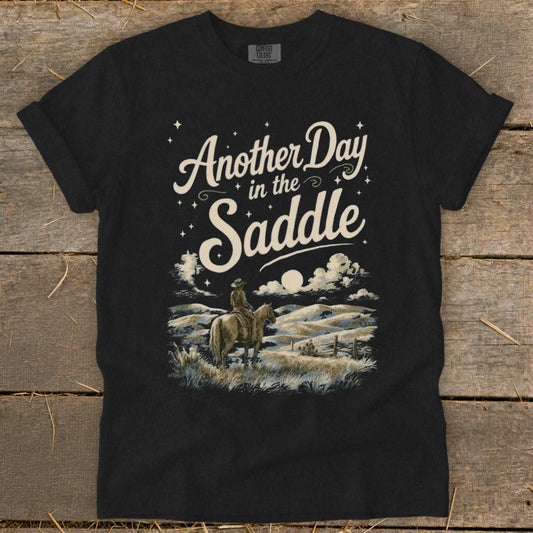 Another Day in the Saddle Signature Tee