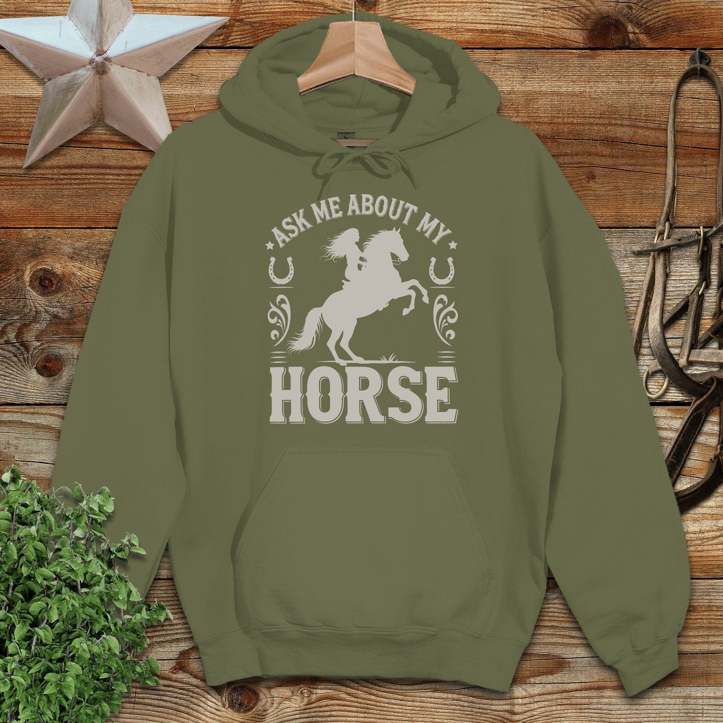 Ask Me About My Horse Hoodie