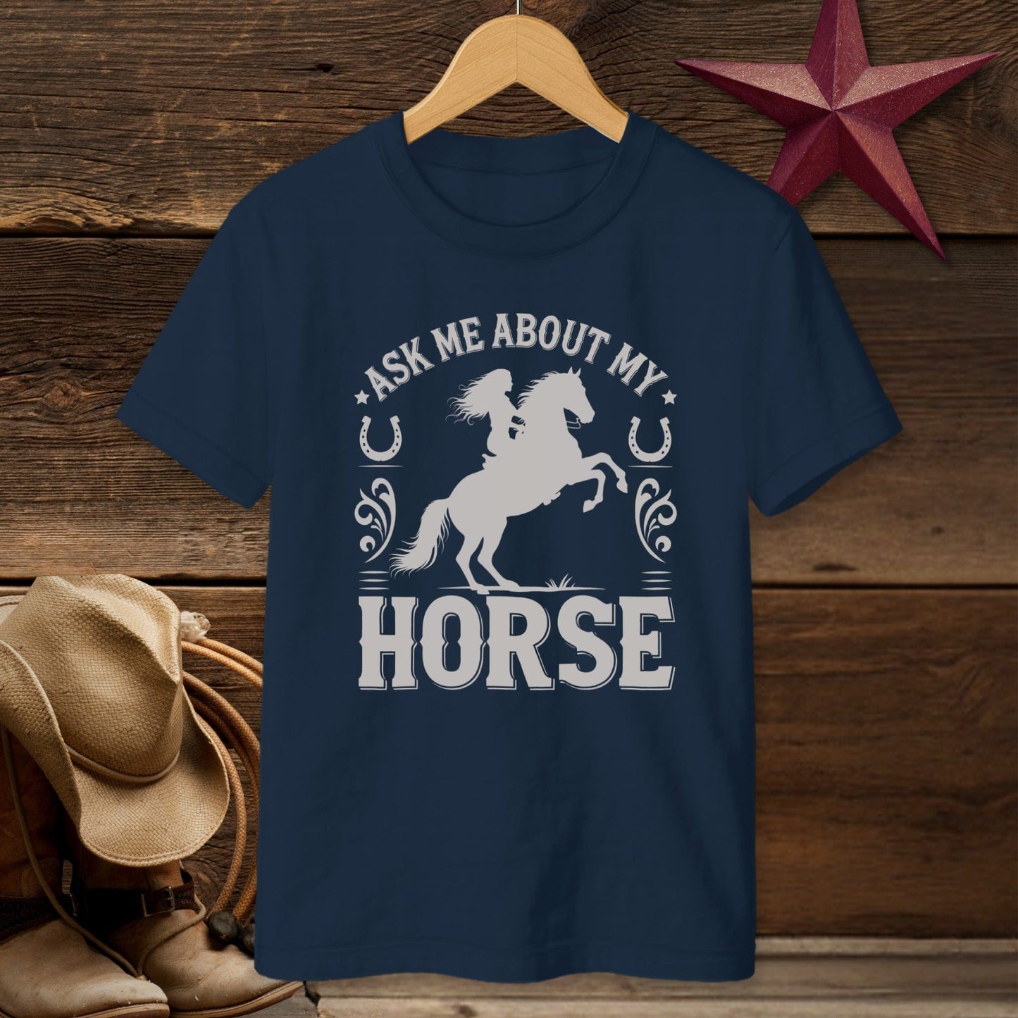 Ask Me About My Horse T-Shirt (Youth)