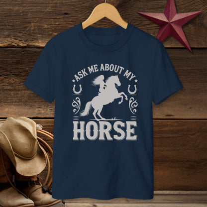 Ask Me About My Horse T-Shirt (Youth)