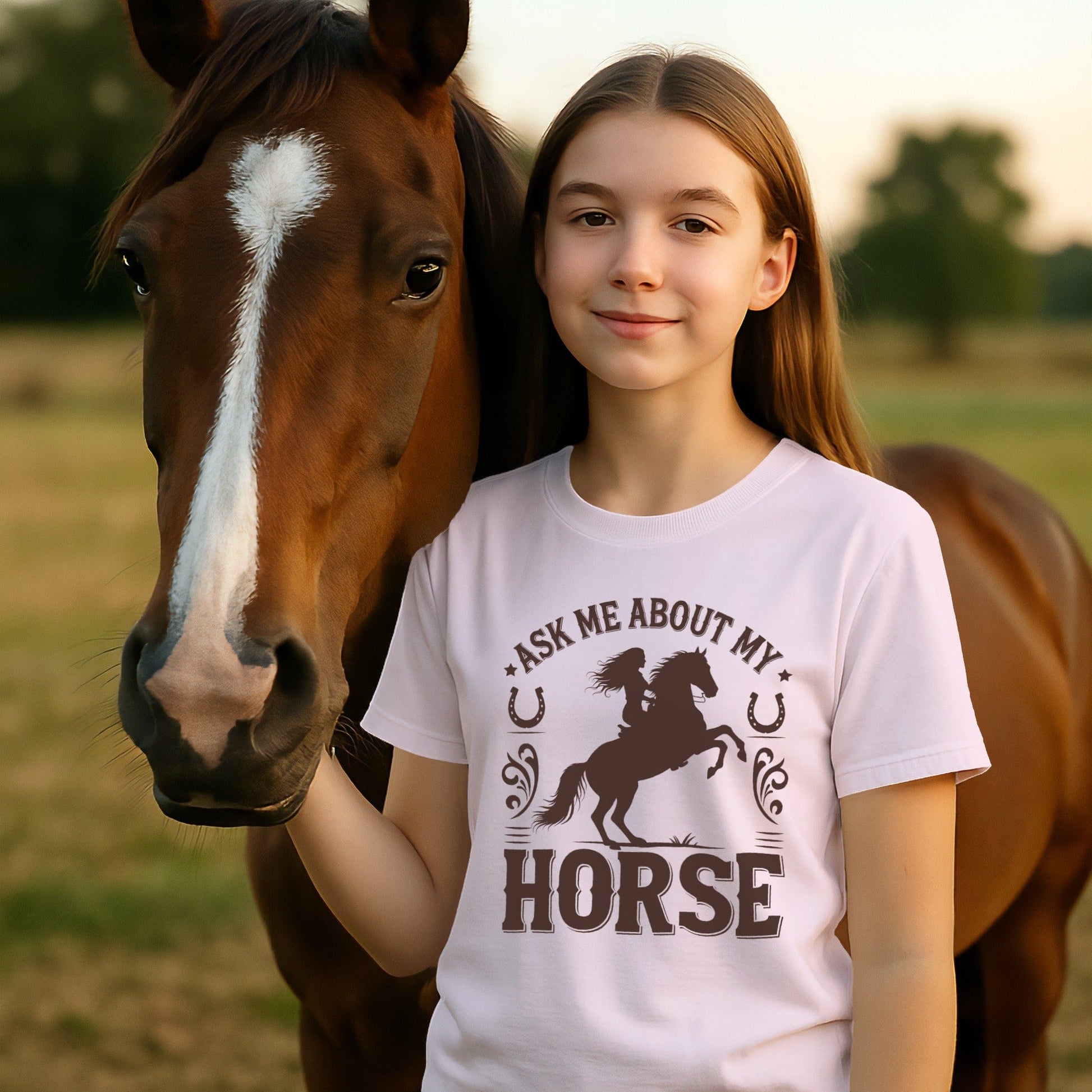 Ask Me About My Horse T-shirt (Youth)