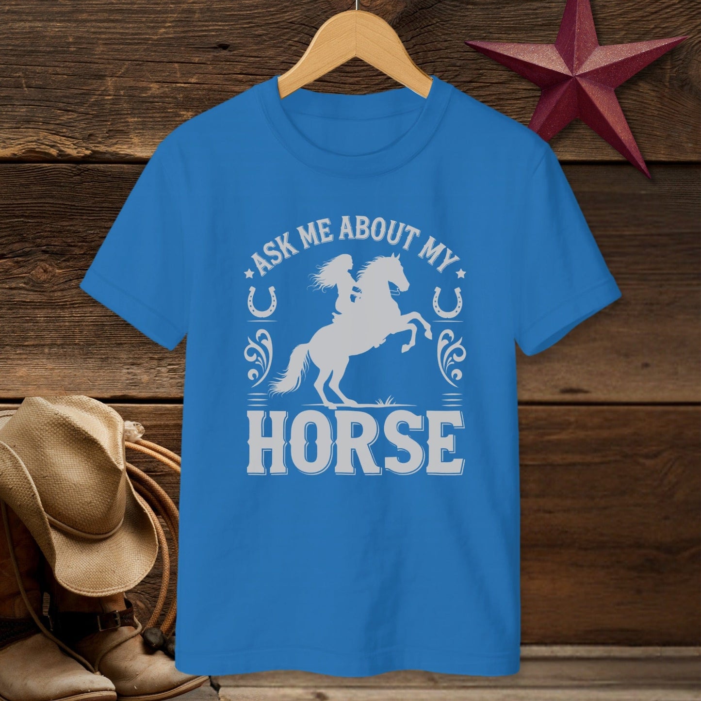 Ask Me About My Horse T-shirt (Youth)