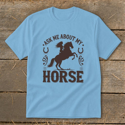 Ask Me About My Horse Youth Tee