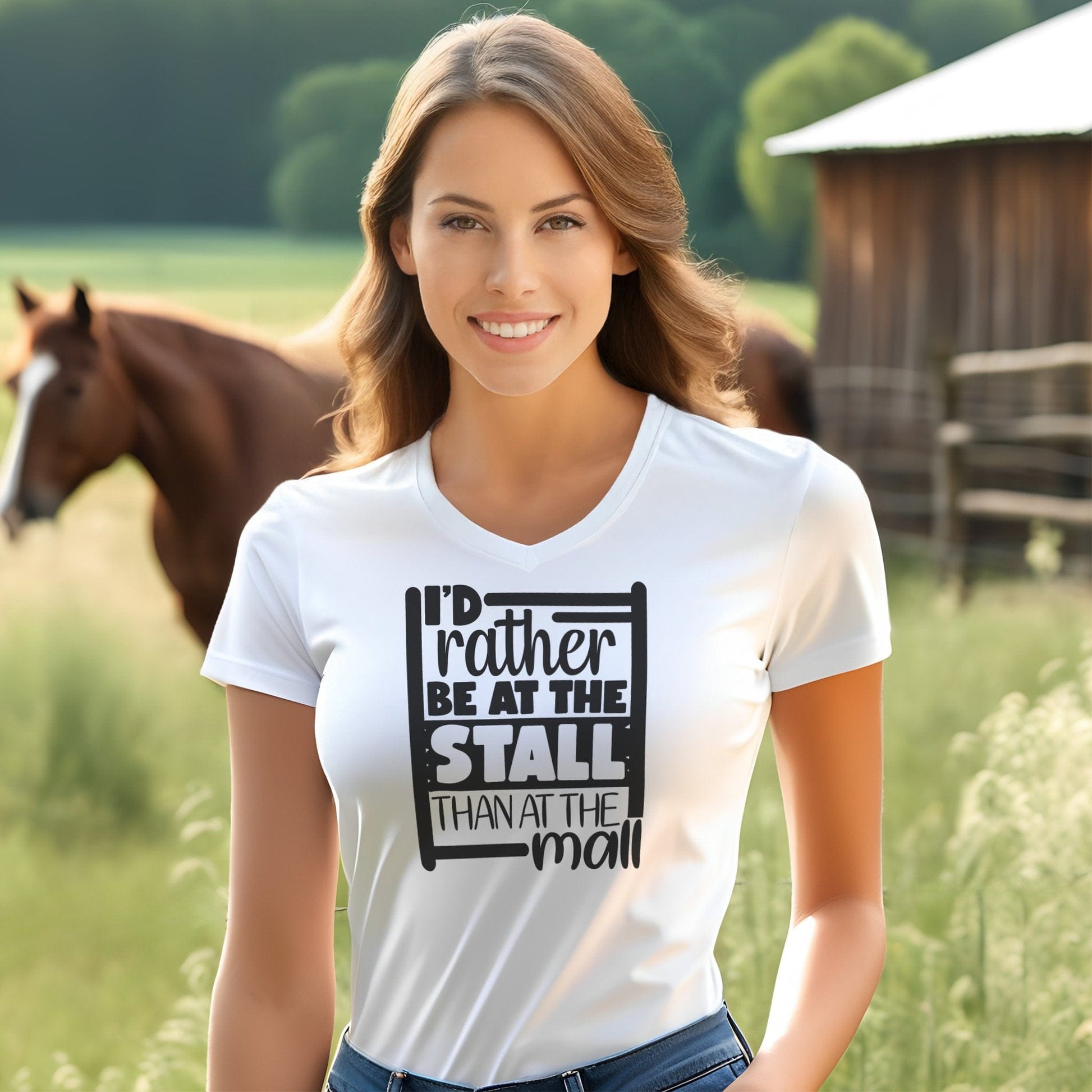 At The Stall V-neck