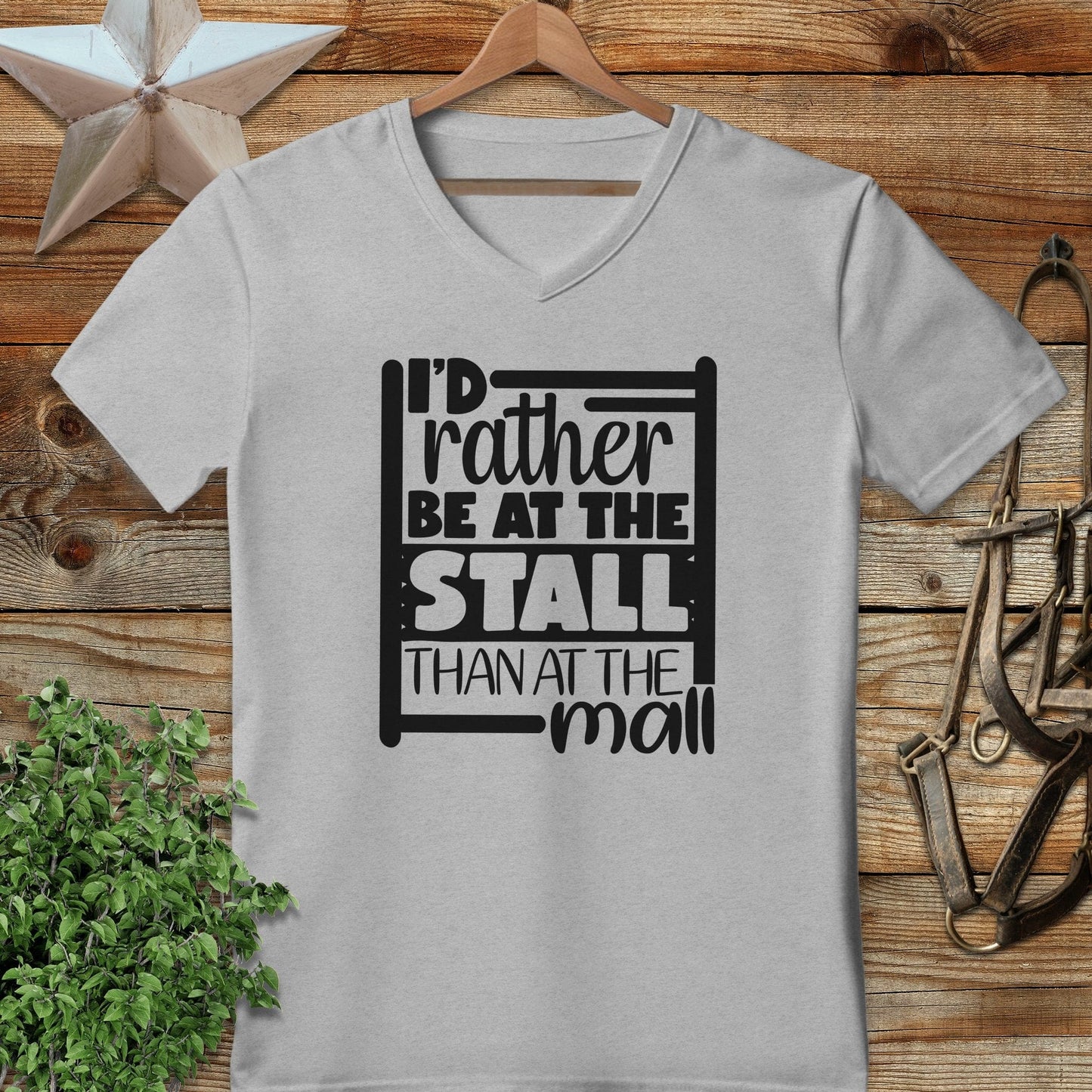 At The Stall V-neck