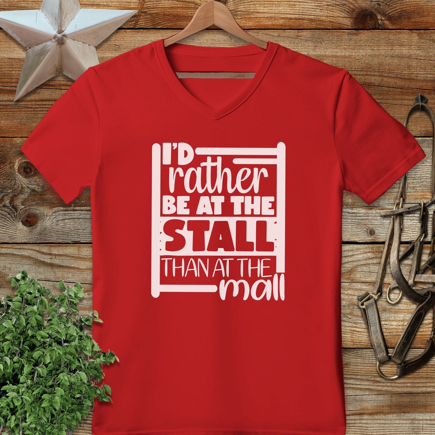 At The Stall V-neck
