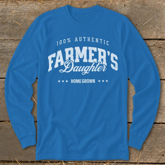 Authentic Farmers Daughter Long Sleeve Tee - Royal
