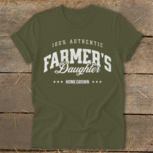 Authentic Farmers Daughter Softstyle Tee - Military Green
