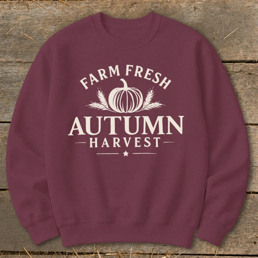 Autumn Harvest Sweatshirt - Maroon