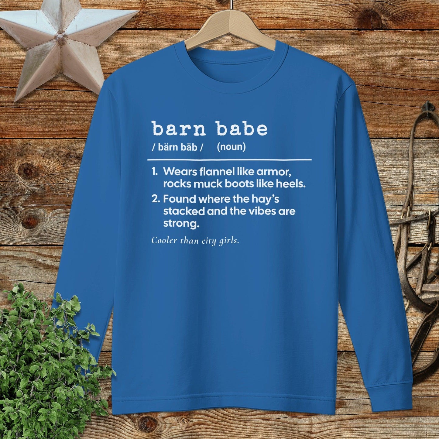 Barn Babe Definition Long Sleeve Tee