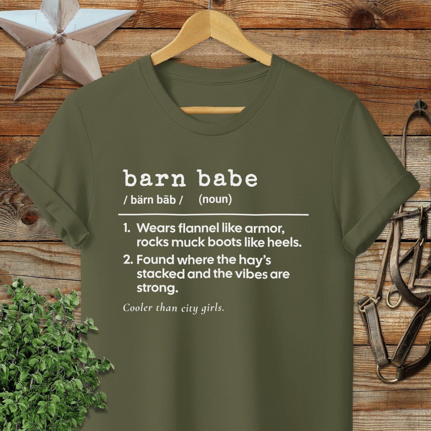 Barn Babe Definition T-shirt