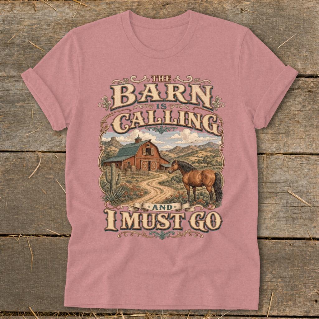 Barn Calling I Must Go Softstyle Tee