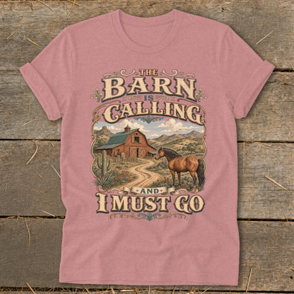 Barn Calling I Must Go Softstyle Tee