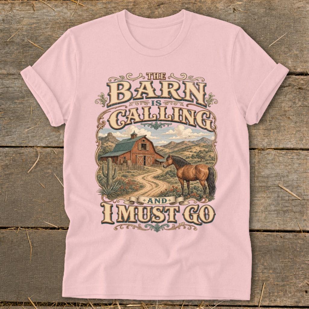 Barn Calling I Must Go Softstyle Tee