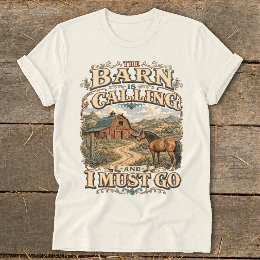 Barn Calling I Must Go Softstyle Tee