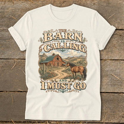 Barn Calling I Must Go Softstyle Tee