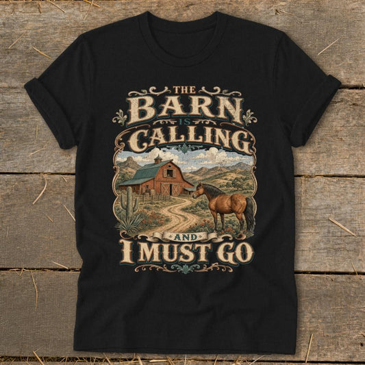 Barn Calling I Must Go Softstyle Tee