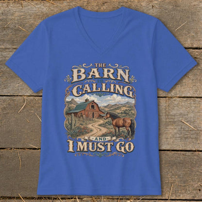 Barn Calling I Must Go V-neck