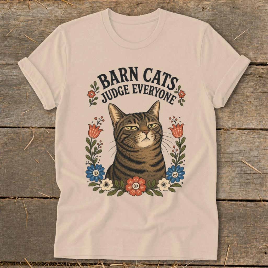 Barn Cats Judge Everyone Softstyle Tee