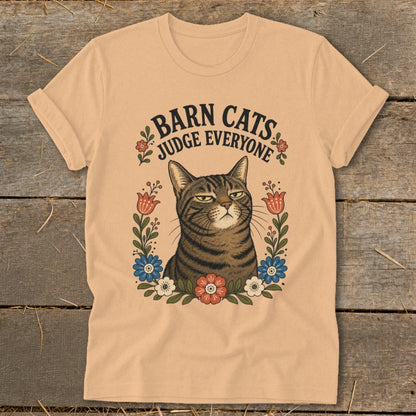 Barn Cats Judge Everyone Softstyle Tee