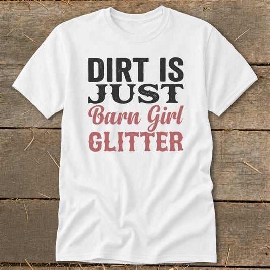 Barn Girl Glitter Classic Tee