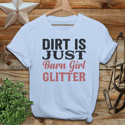 Barn Girl Glitter Softstyle Tee
