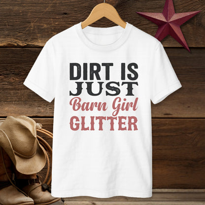 Barn Girl Glitter T-shirt (Youth)