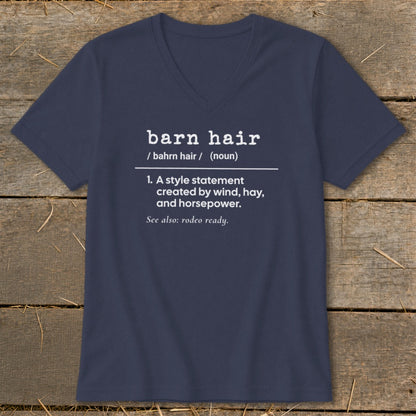 Barn Hair Definition V-neck