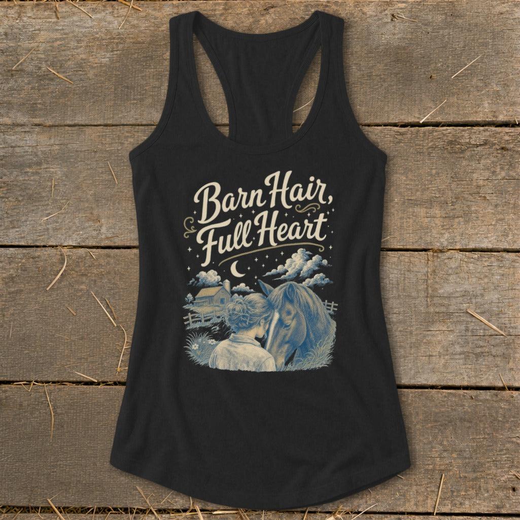 Barn Hair Full Heart Racerback Tank