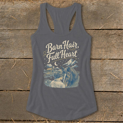 Barn Hair Full Heart Racerback Tank
